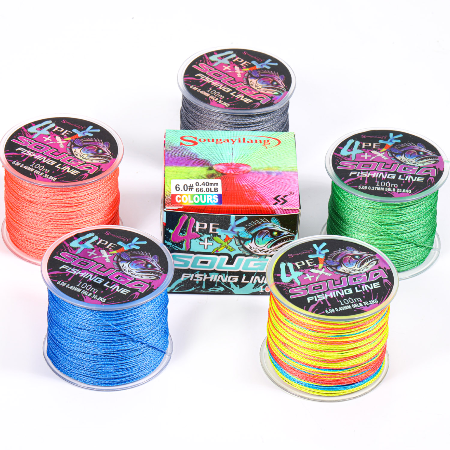 Línea Trenzada X4 Gris 100m 0.12mm